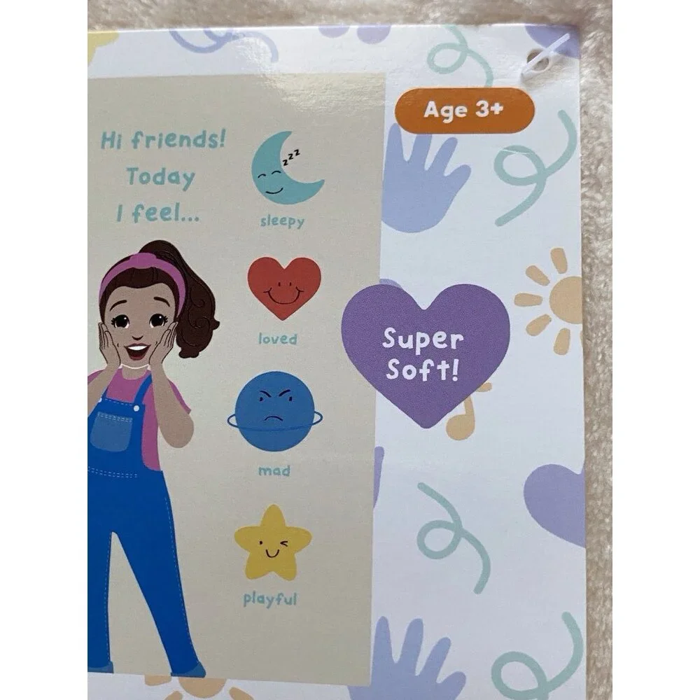 Ms. Rachel Soft Toddler Preschool Throw Blanket 40”‎ X 50” Today I Feel NEW